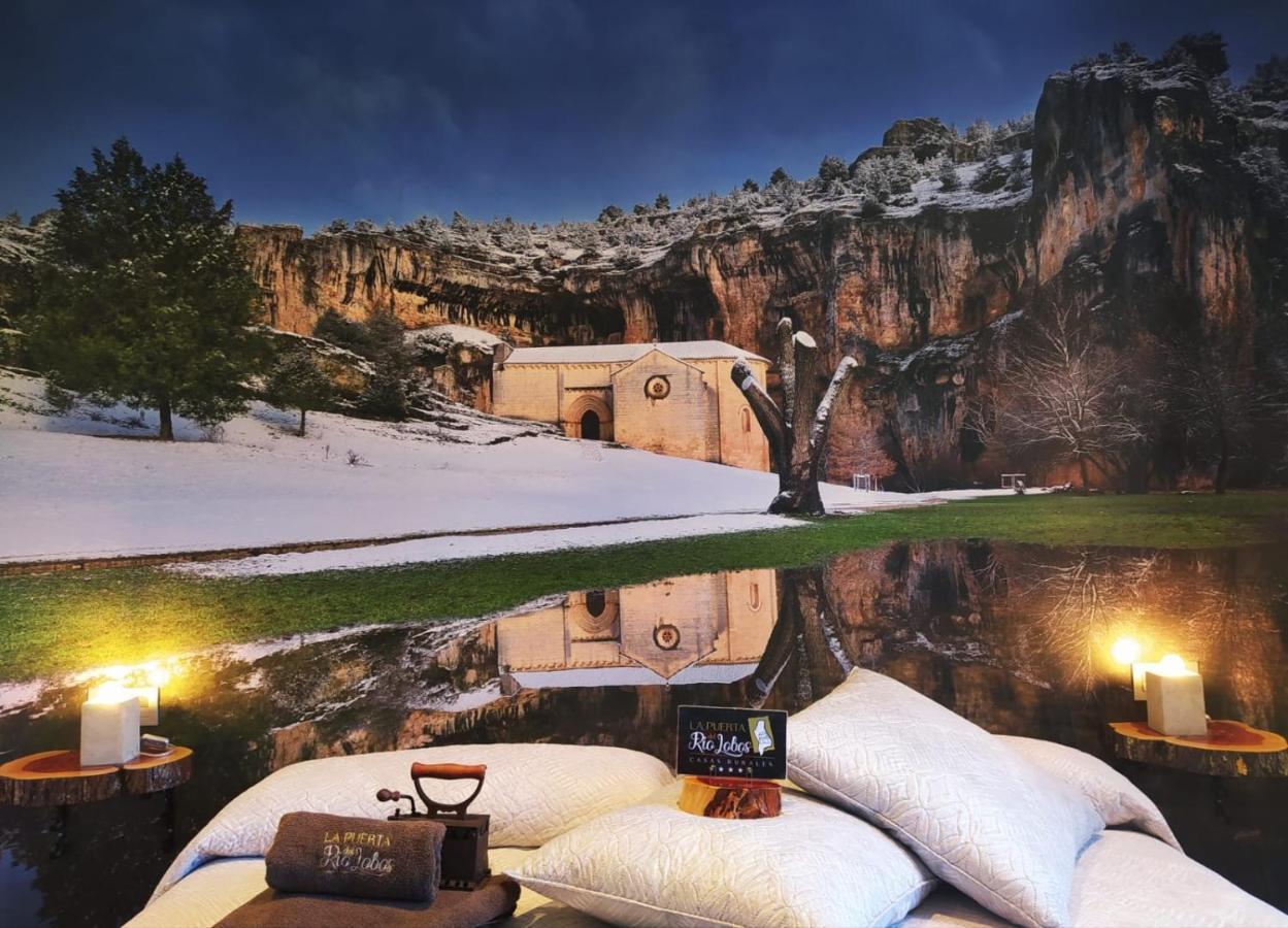 Casa Rural La Puerta Del Rio Lobos San Leonardo de Yagüe المظهر الخارجي الصورة